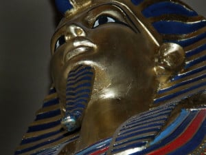 Egyptian pharaoh statue