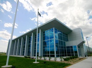 glass building side