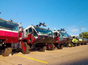 OEM Glass installation trucks in Oshkosh